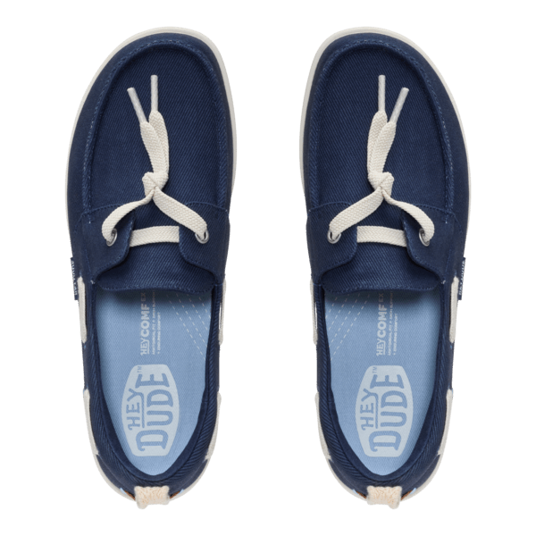 Harbor Breeze Lo Washed Twill - Navy - Hey Dude South Africa