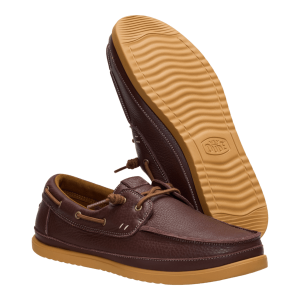 Harbor Lo Craft Leather - Shaved Brown - Hey Dude South Africa