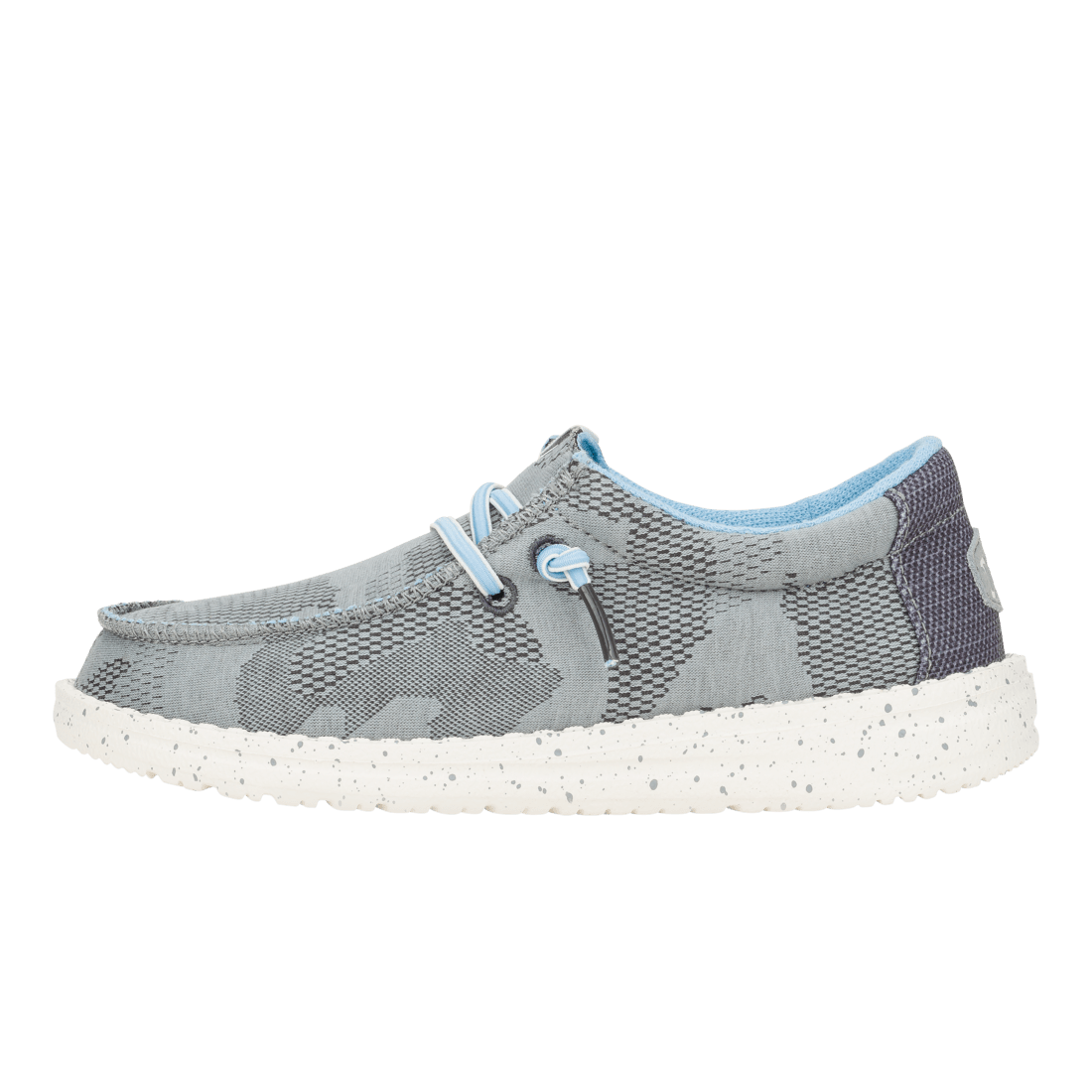 Kids Wally Y Camo Mesh Char Charcoal - Hey Dude South Africa