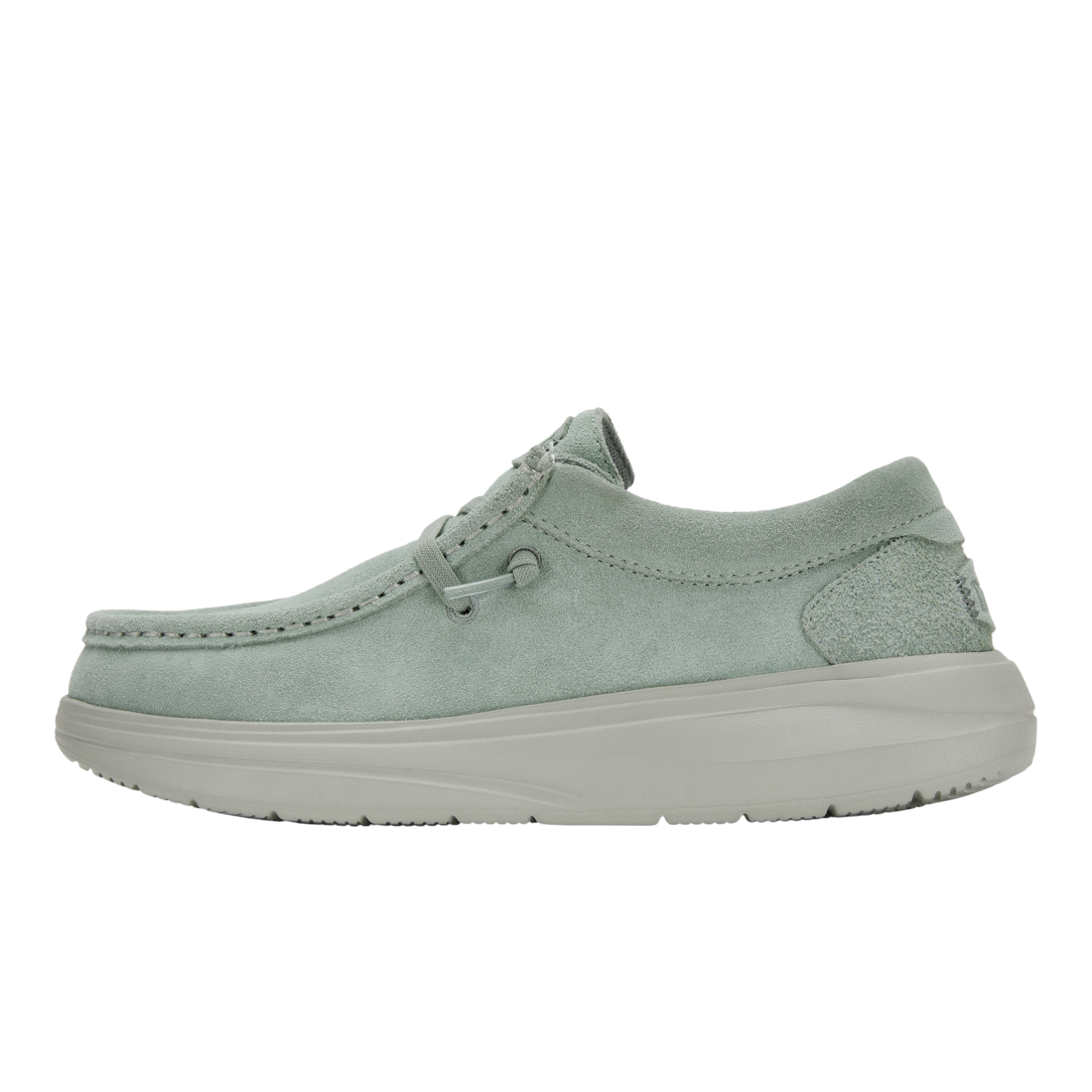 Mens Wally Comf Suede Sea Foam