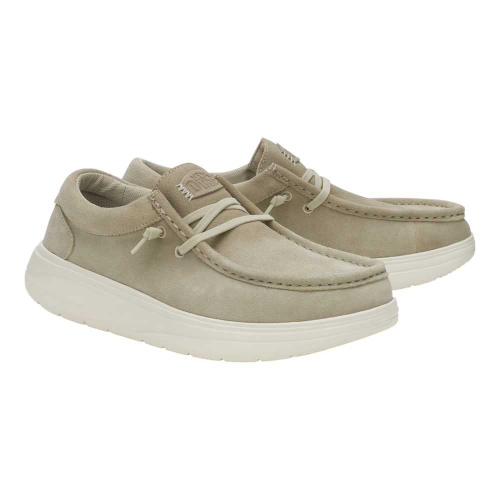 Men's Wally Comf Suede Stone Grey/Silver Birch