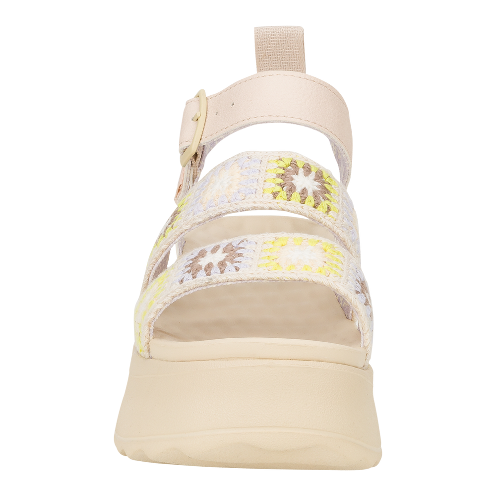 Women's Delray Buckle Cottage Crochet Egret/Lavender/Multi