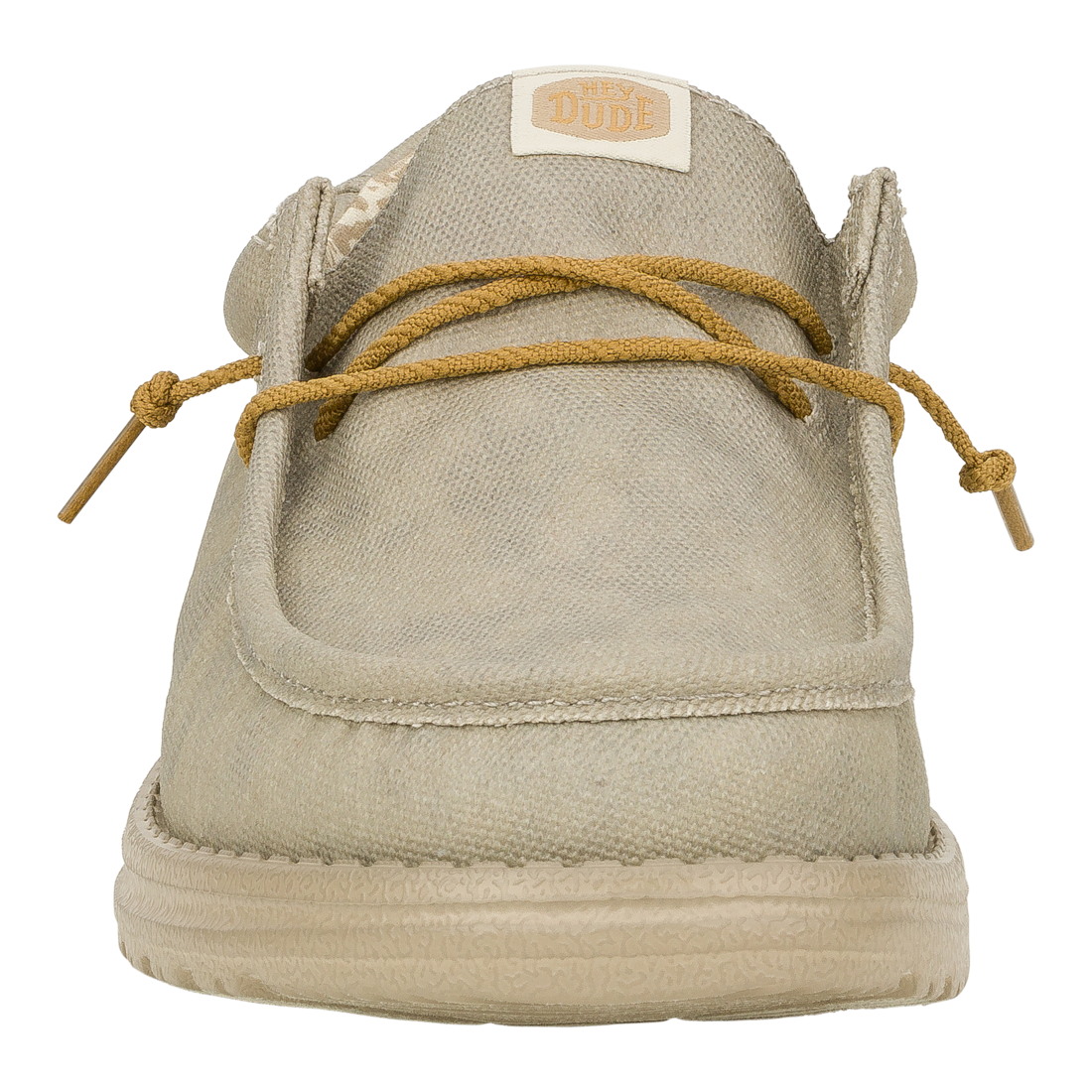 Mens Wally Waxed Canvas Light Grey