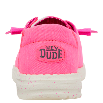 Womens Wendy Canvas  Neon Pink