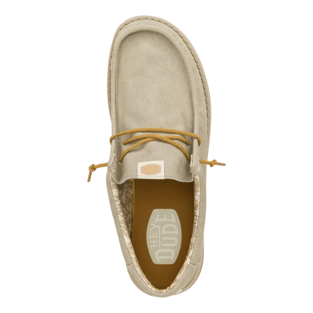 Men's Wally Waxed Canvas Light Grey