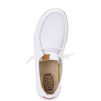 Womens Wendy Canvas  White