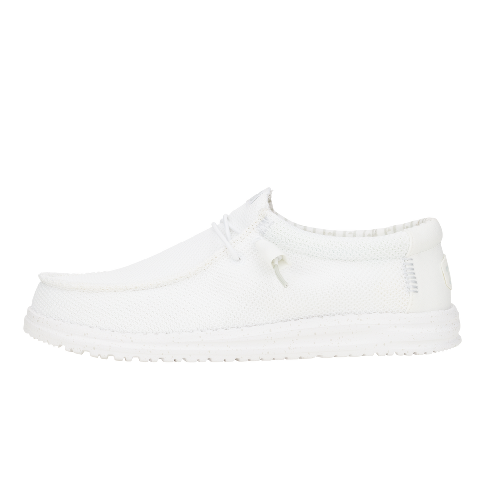 Men's Wally Stretch Mesh White