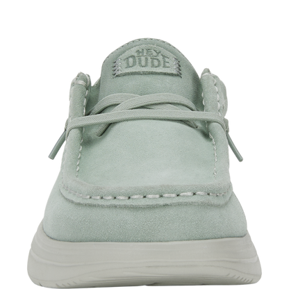 Womens Wendy Comf Suede  Sea Foam