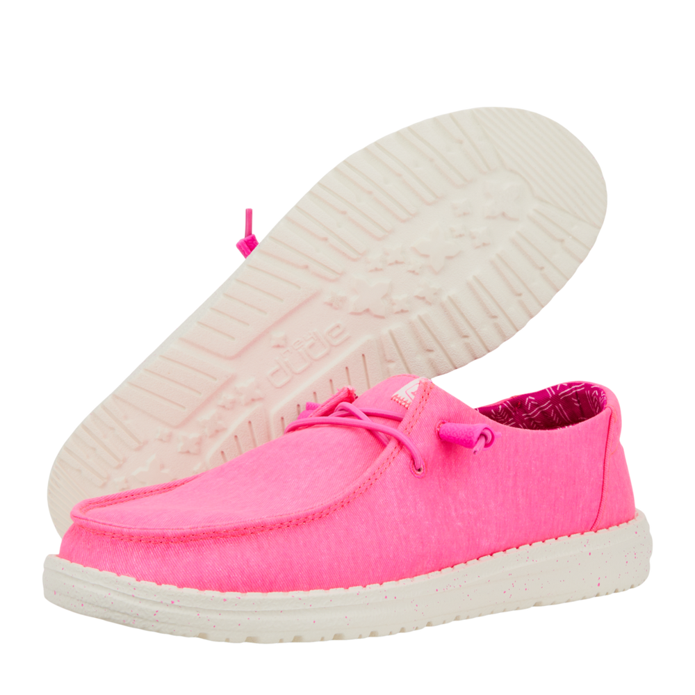 Women's Wendy Canvas  Neon Pink