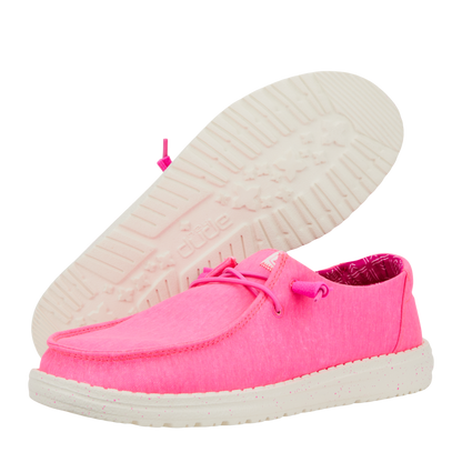 Womens Wendy Canvas  Neon Pink