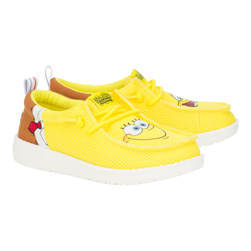 Kids Wally Funk Y Spongebob Brown Yellow