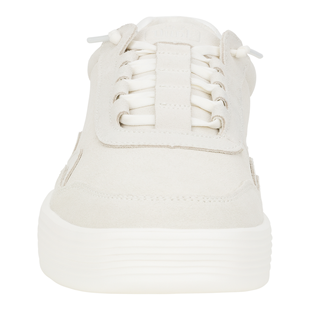 Men's Hudson M Suede Vintage  White