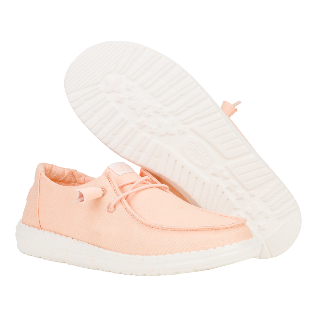 Womens Wendy Stretch Canvas  Peach