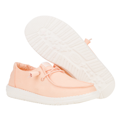 Womens Wendy Stretch Canvas  Peach