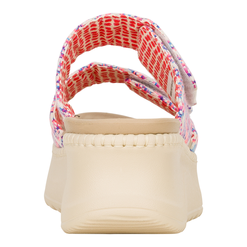 Women's Delray Slide Surf Baja Blue/Pink/Multi