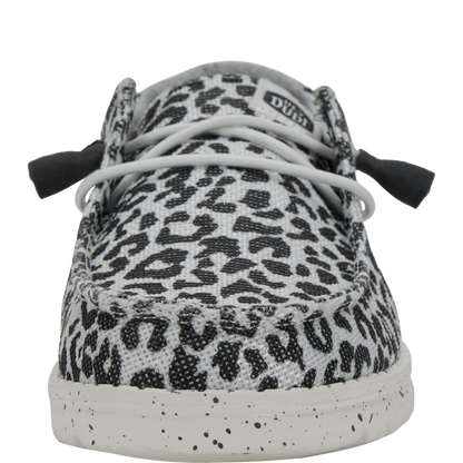 Womens Wendy Leopard Black Grey