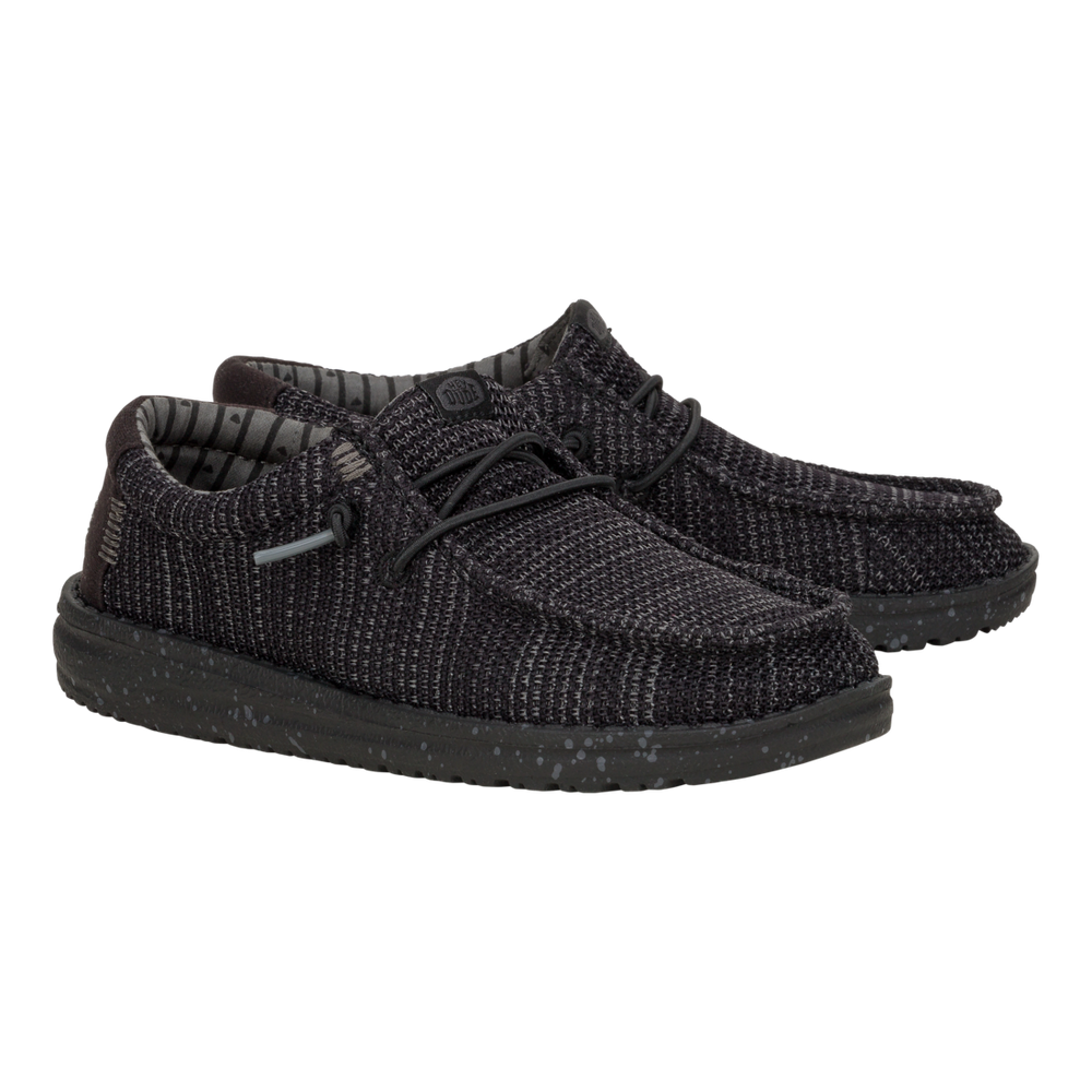 Boys Wally Y Stretch Black/Black