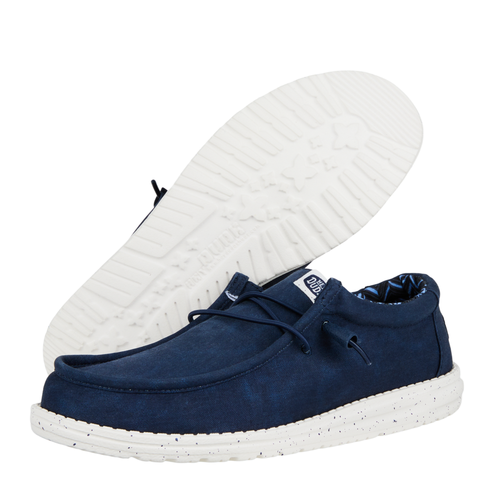 Men's Wally Stretch Canvas Navy