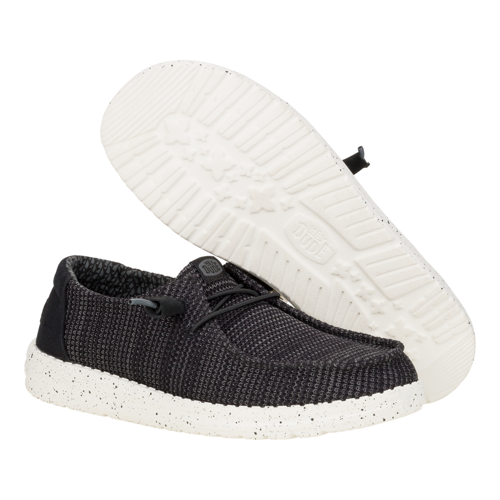 Women's Wendy Stretch Mesh Black White