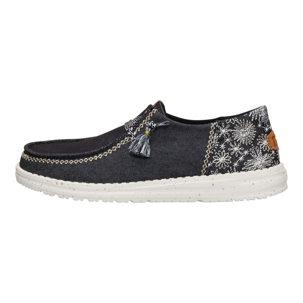 Women's Wendy Funk Embroidered Black