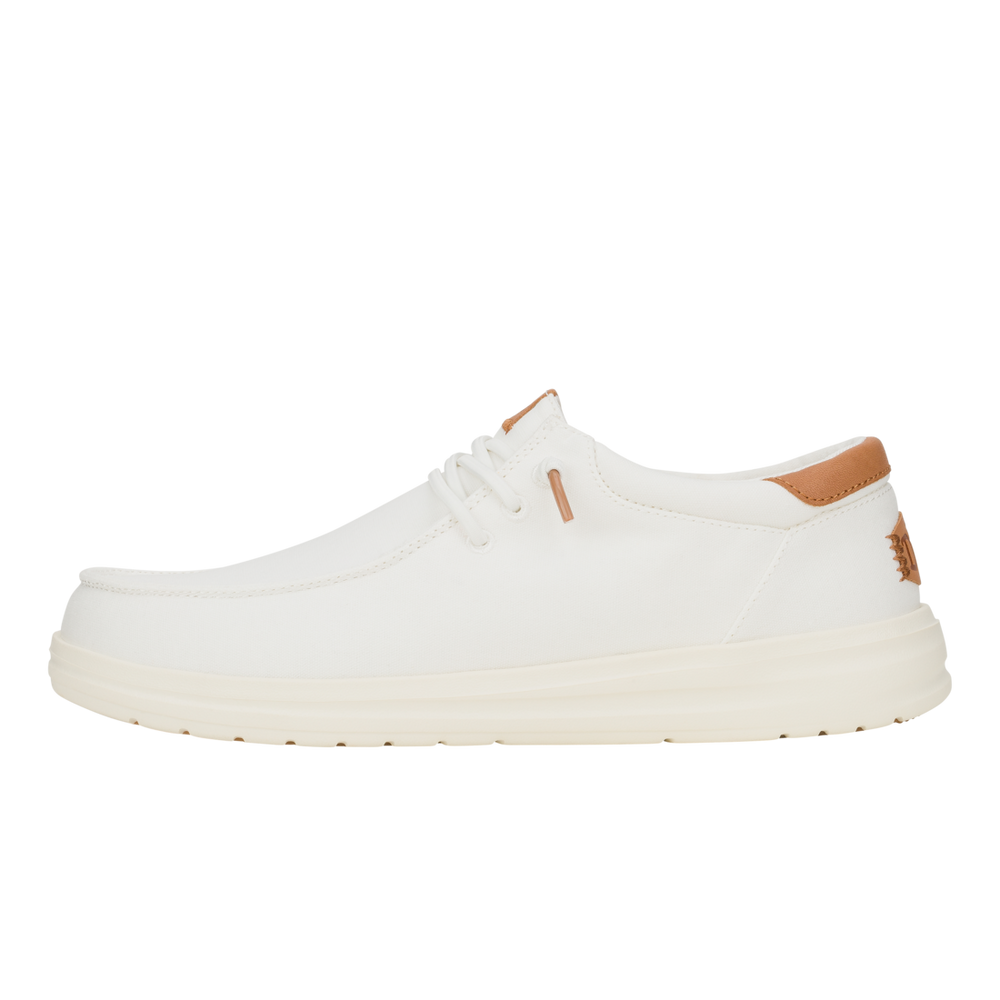 Men's Paul Canvas White
