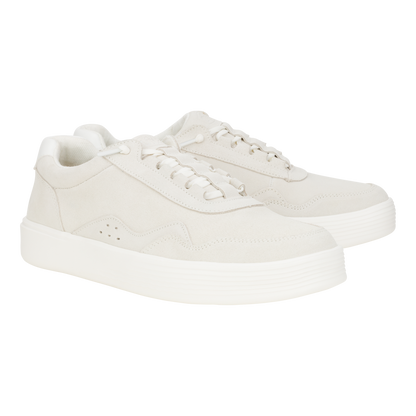 Mens Hudson M Suede Vintage  White