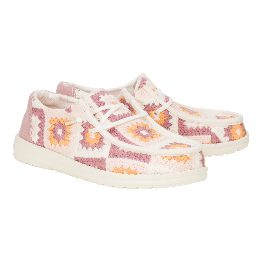 Women's Wendy Cottage Crochet Petal Pink/Multi