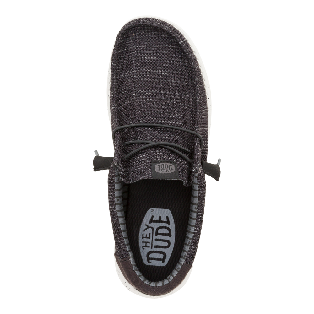 Men's Wally Stretch Mesh  Black White