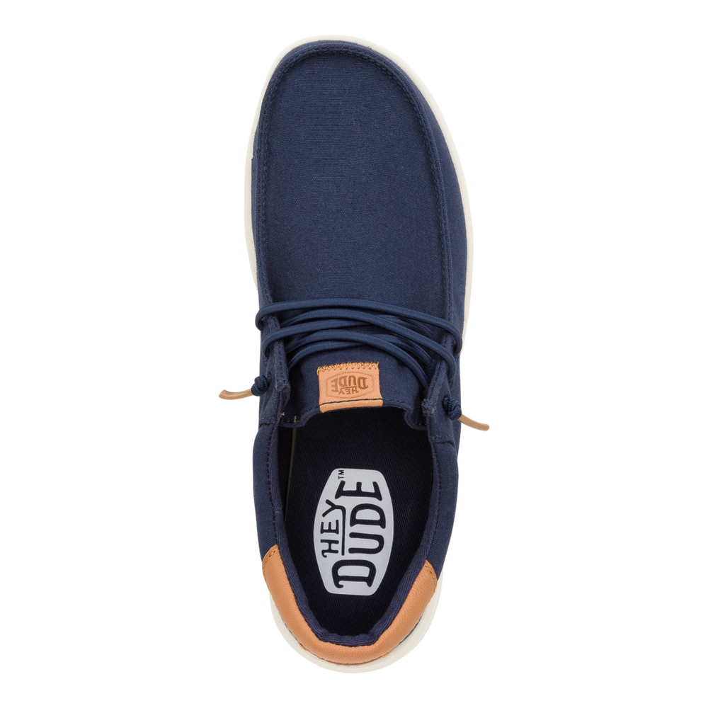 Men's Paul Canvas Navy Blazer