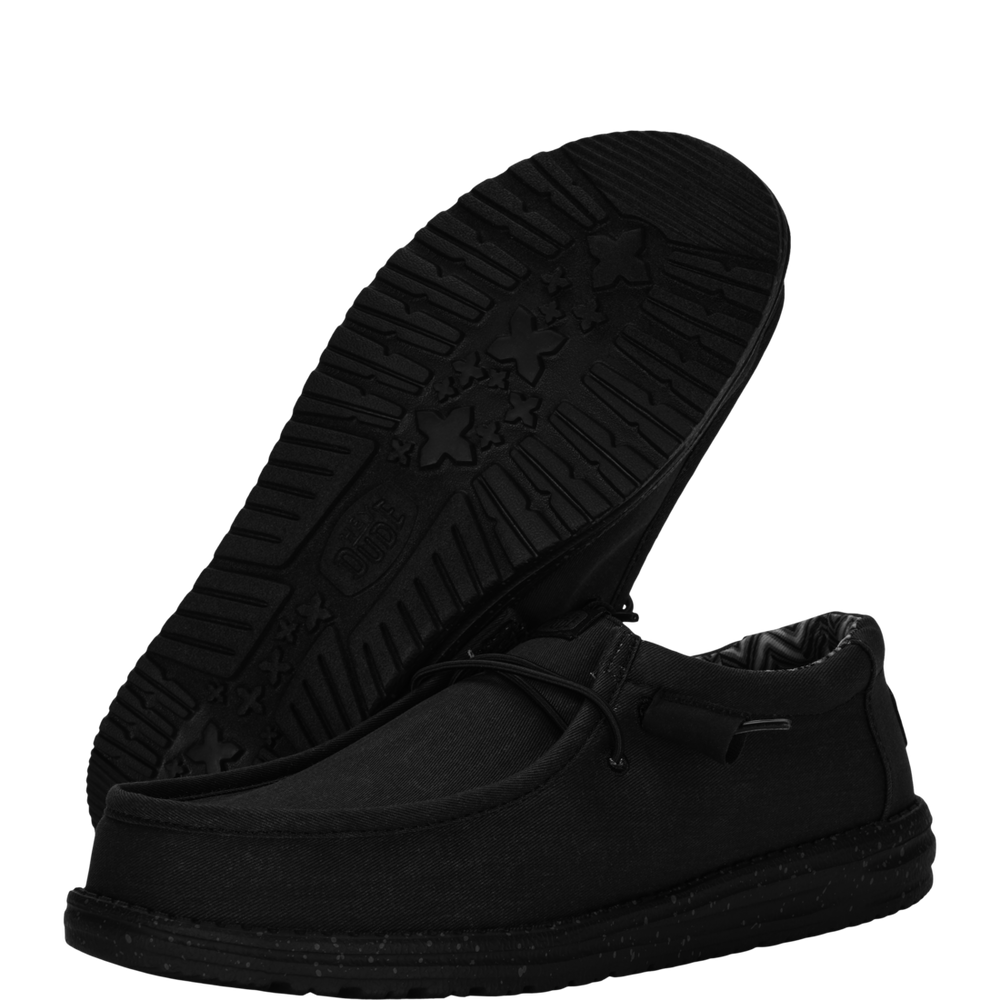 Men's Wally Stretch Canvas Black/Black