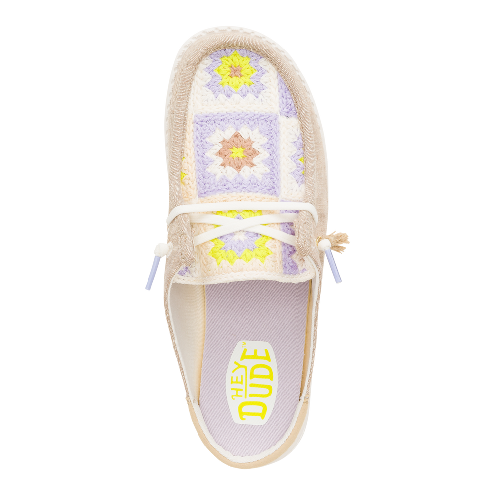 Women's Wendy Slip Cottage Crochet Wood Ash/Multi