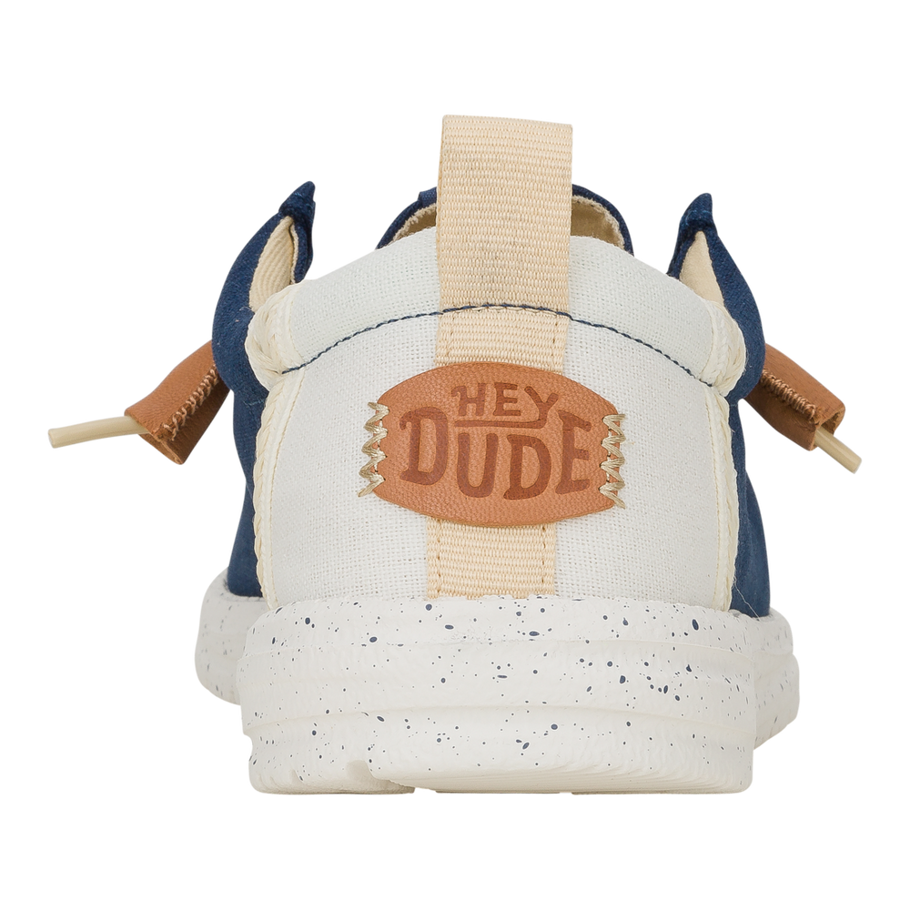 Men's Wally Summer Linen Sargasso Blue/White