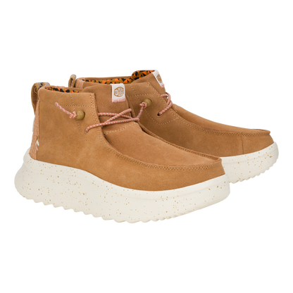 Womens Wendy Peak Hi Suede  Chestnut