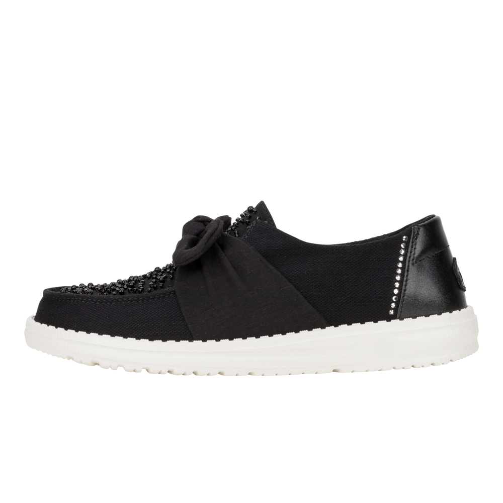 Women's Wendy Bow Embellishment Black