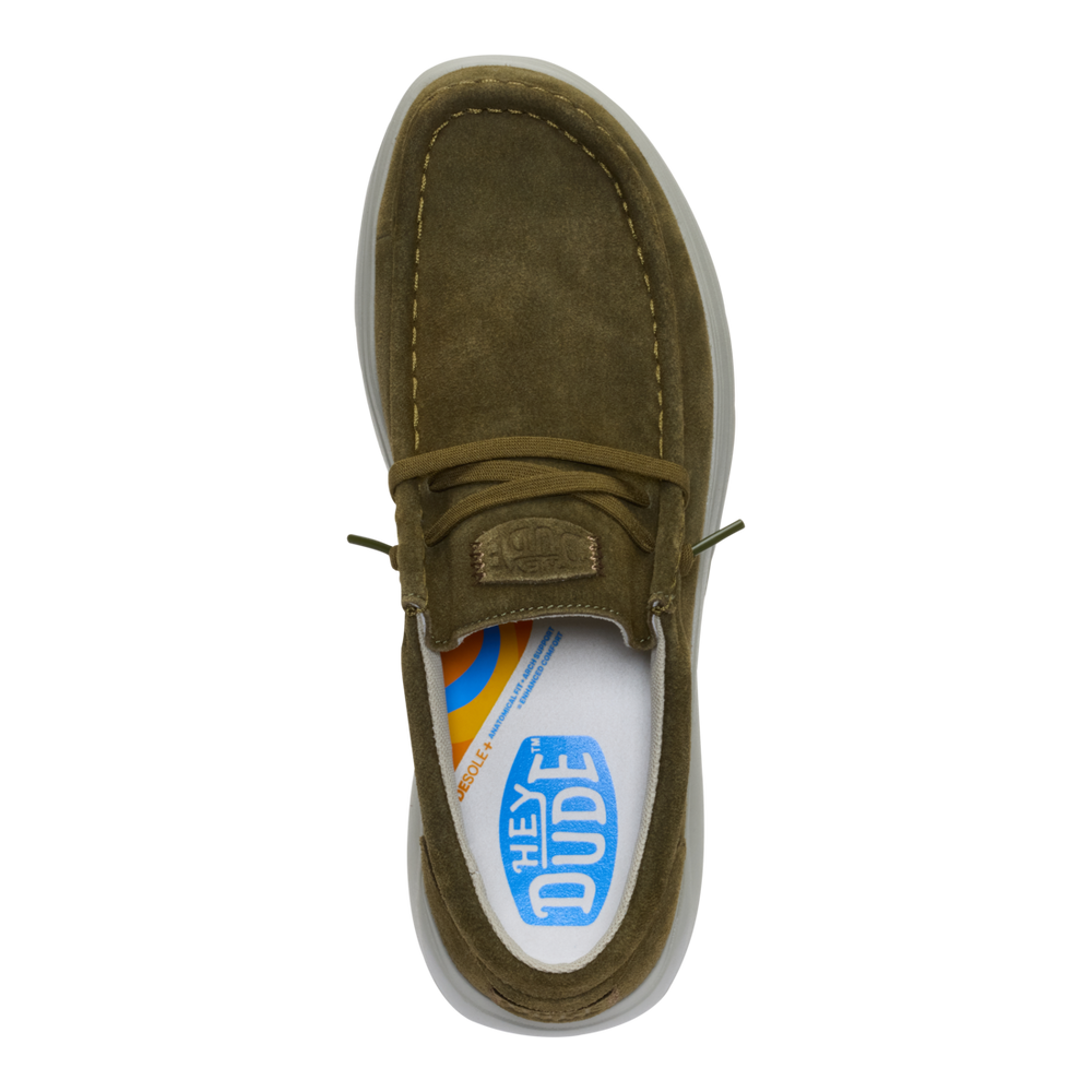Men's Wally COMF Suede Dark Olive/Stone Grey