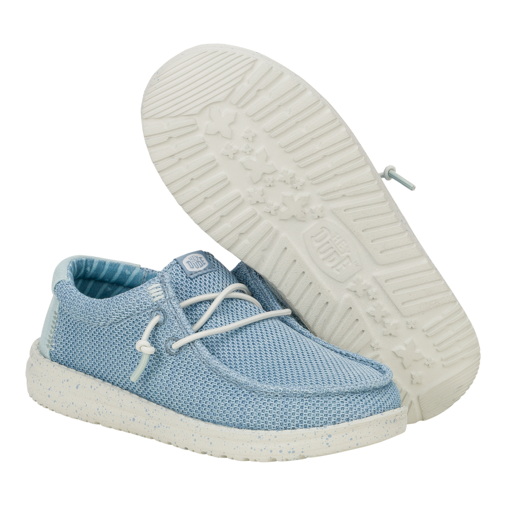 Boys Wally Y Stretch Sox Cloud Blue/Dawn Blue