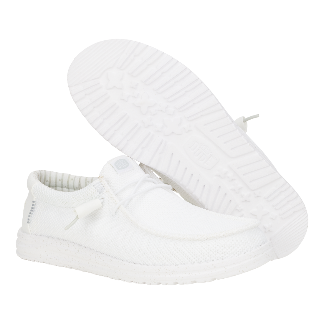 Mens Wally Stretch Mesh White