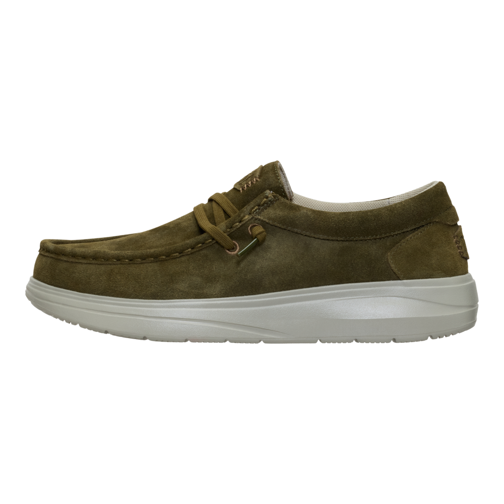 Men's Wally COMF Suede Dark Olive/Stone Grey