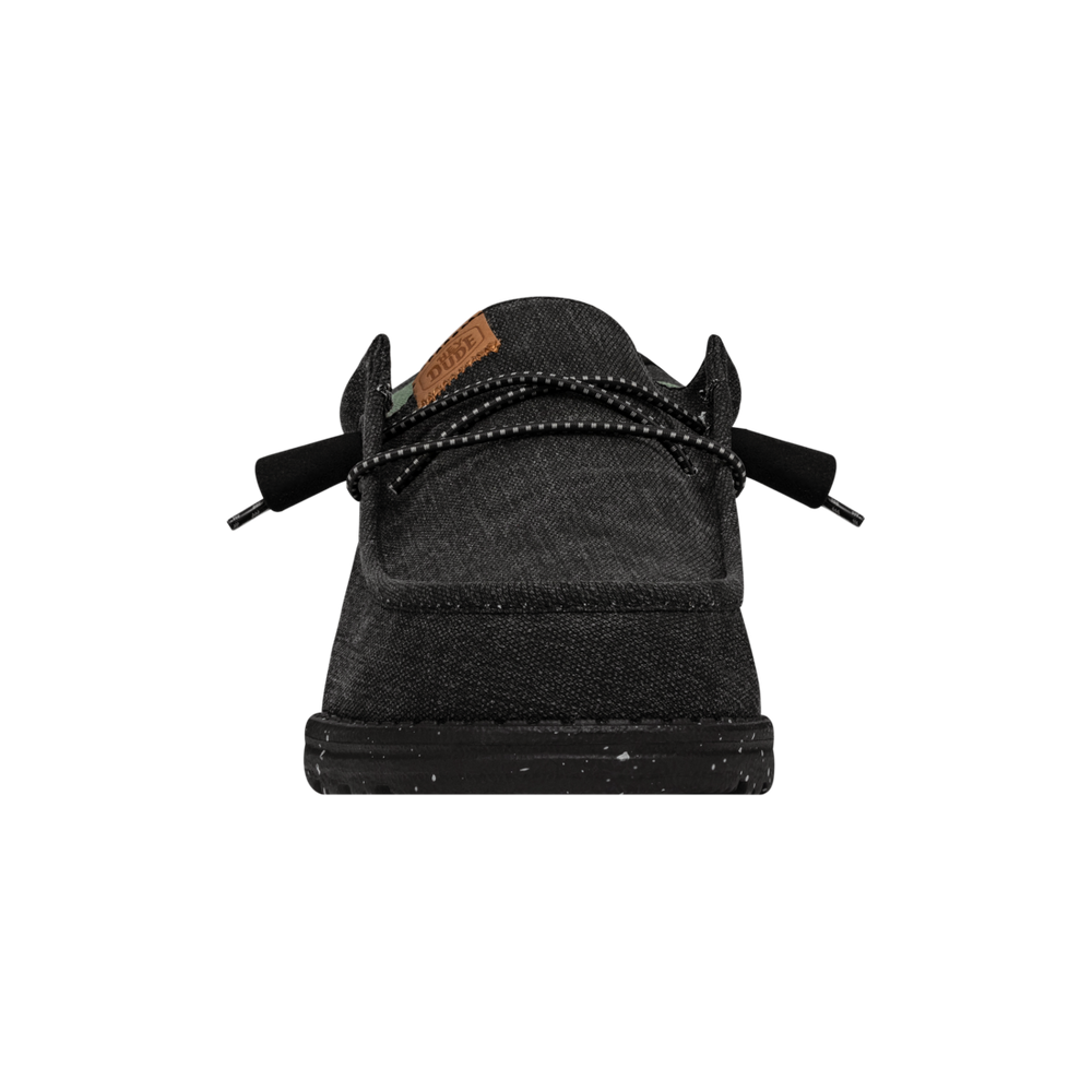 Men's Wally Washed Canvas Black/Black