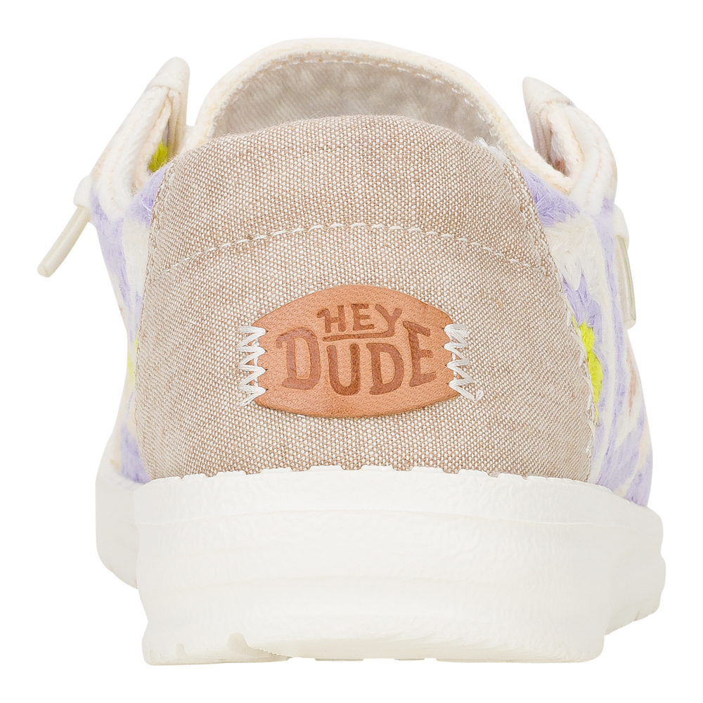 Women's Wendy Cottage Crochet Egret/Lavender/Multi