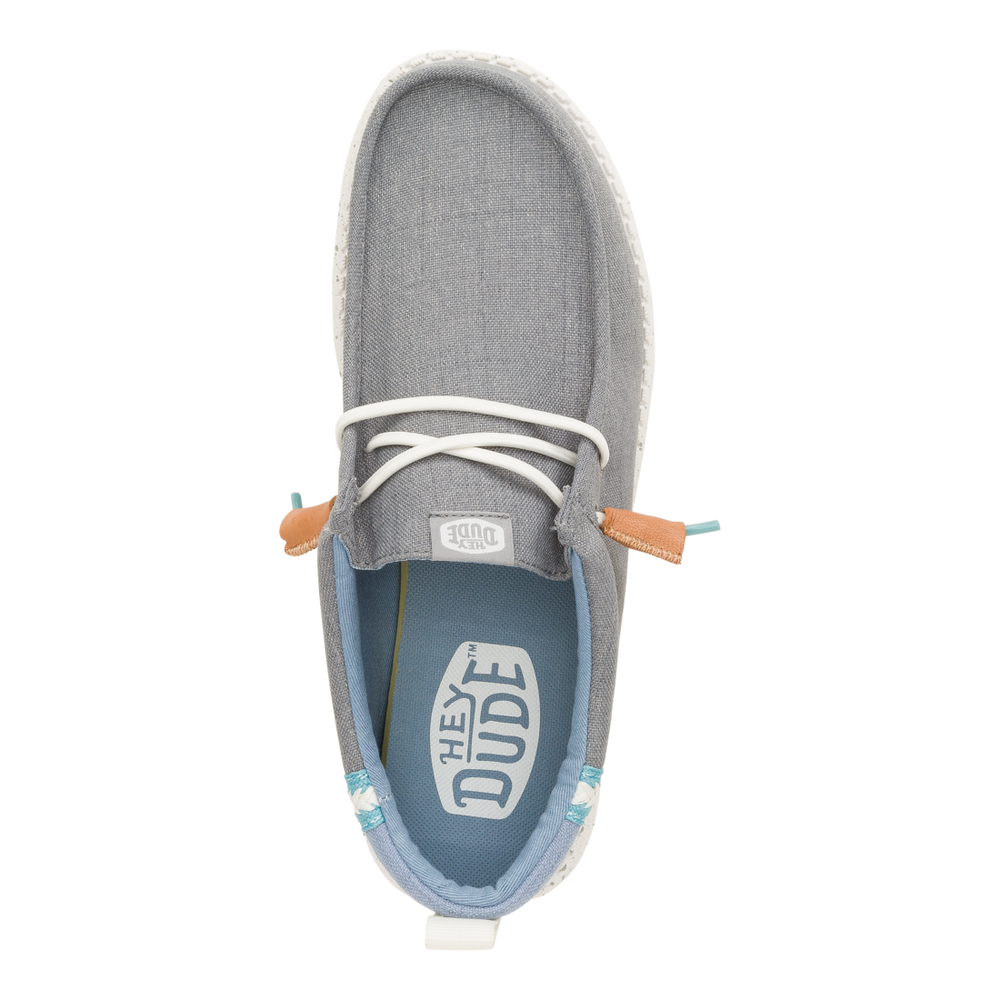 Men's Wally Summer Linen Monument Grey/Faded Denim