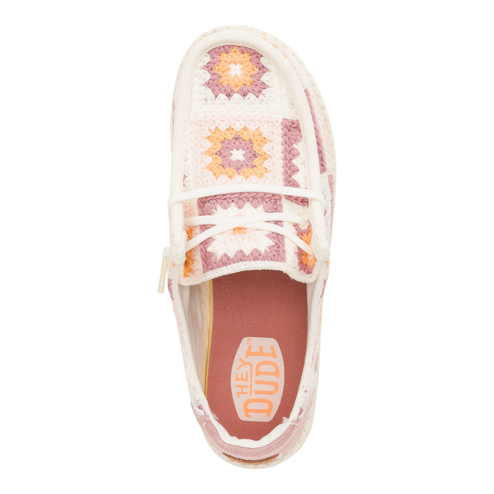 Women's Wendy Cottage Crochet Petal Pink/Multi