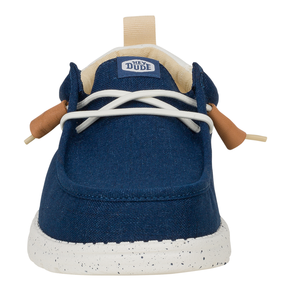 Men's Wally Summer Linen Sargasso Blue/White