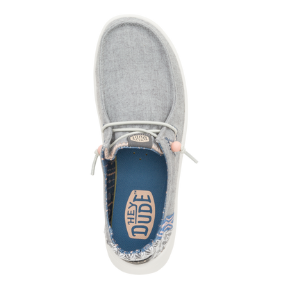 Womens Wendy Peak Chambray Woven Grey