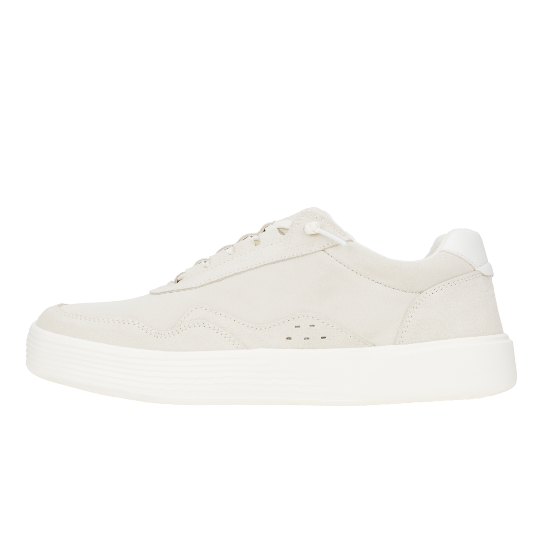 Mens Hudson M Suede Vintage  White