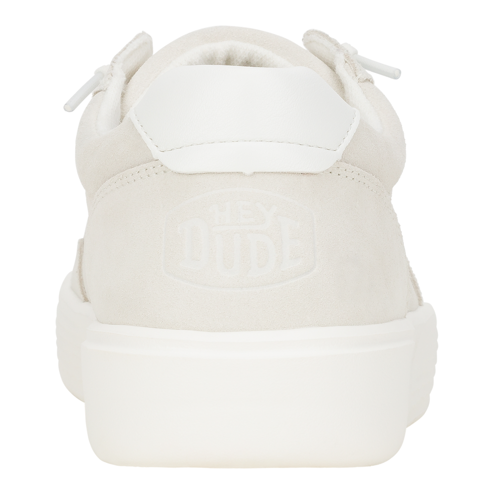 Men's Hudson M Suede Vintage  White