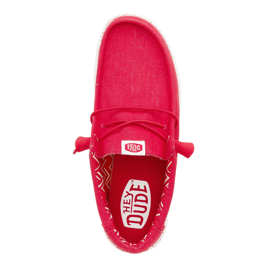 Mens Wally Stretch Canvas Savy Red