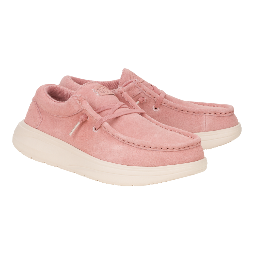Women's Wendy Comf Suede Rose Pink/Whisper Pink