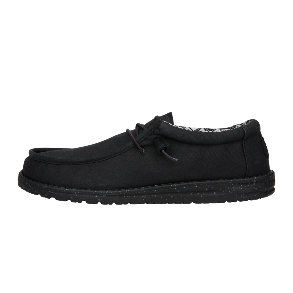 Men's Wally Stretch Canvas Black/Black