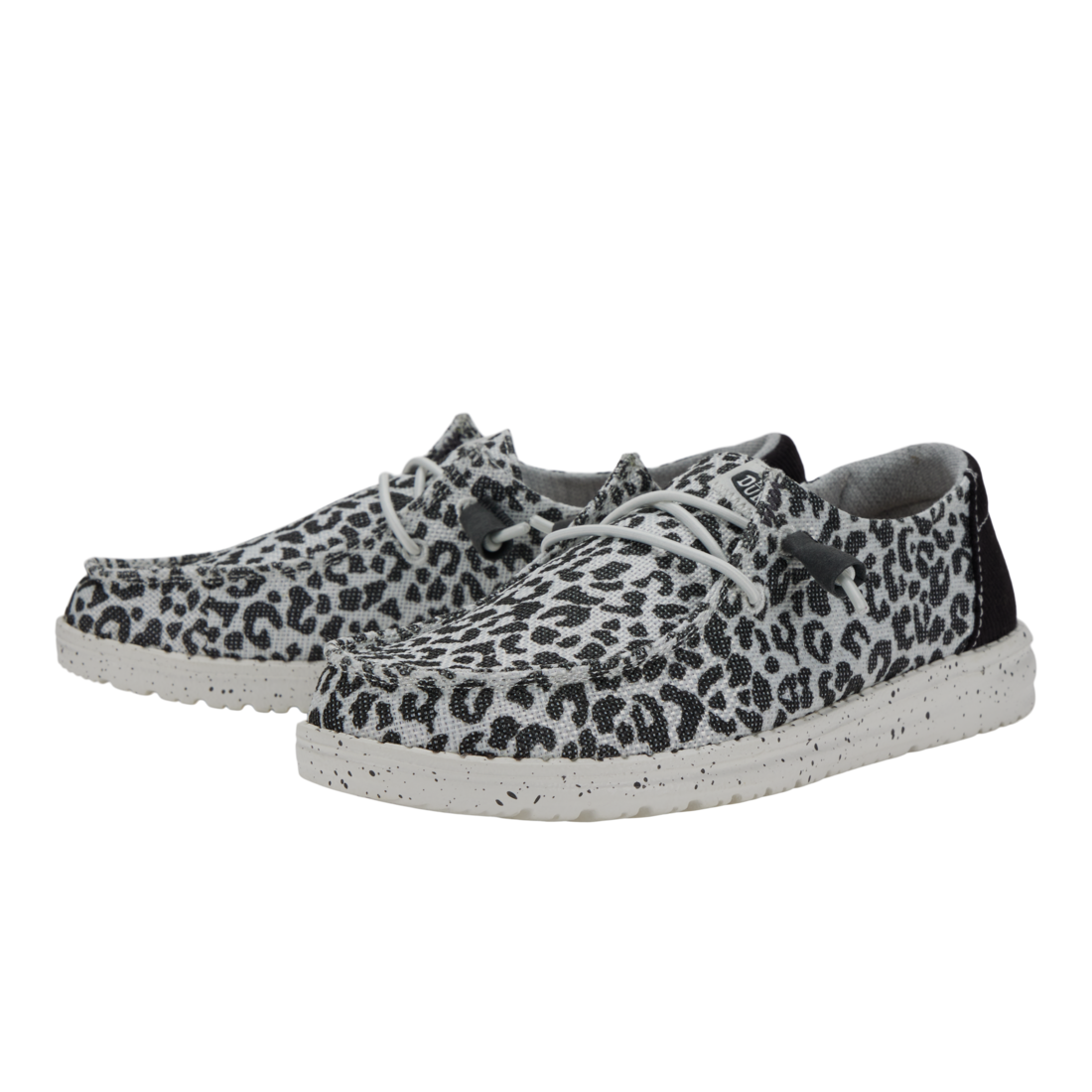 Womens Wendy Leopard Black Grey